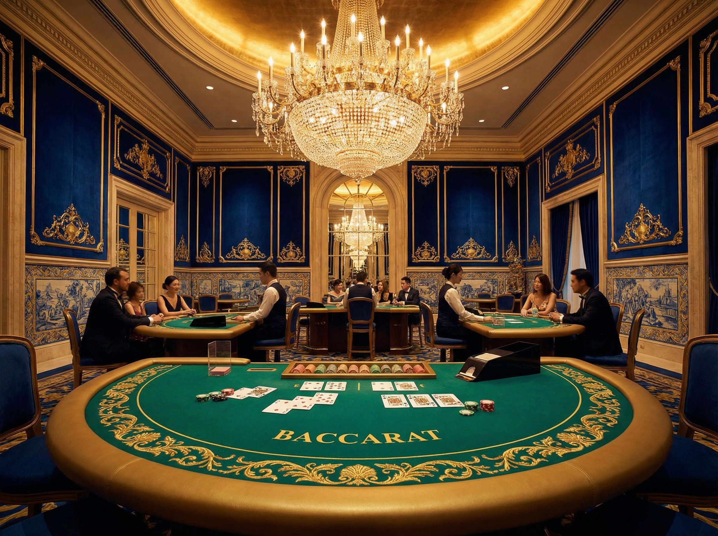 九州娱乐城 - 百家乐牌桌全景